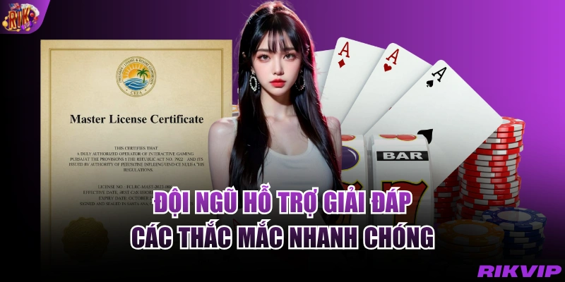 Đội ngũ hỗ trợ giải đáp các thắc mắc nhanh chóng